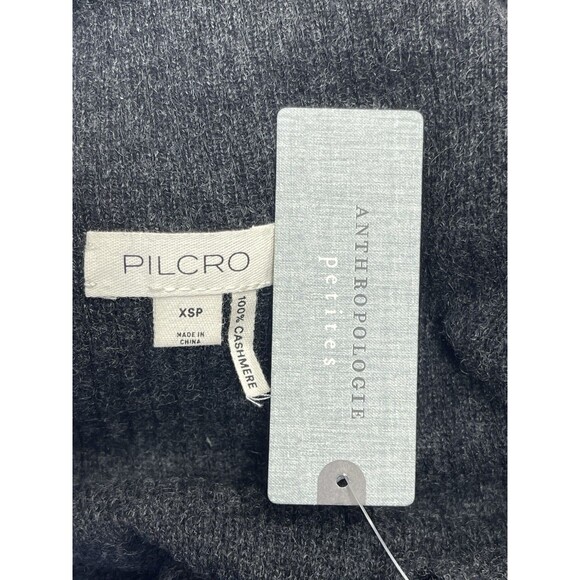 Anthropologie Pilcro Sweater Alani Cashmere Mock Neck Sequin Preppy Size XSP NWT - Picture 11 of 11